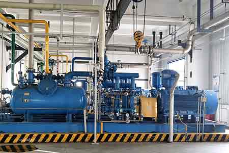 肯富来液环泵机组在鄂尔多斯电力冶金集团股份有限公司氯碱化工分公司VCM使用现场