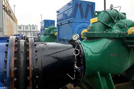 KPS系列单级双吸离心泵在泰盛（江西）生活用品有限公司使用现场