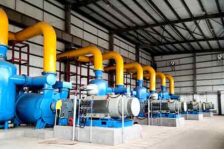 肯富来液环泵机组在山西霍尔辛赫煤业有限公司使用现场